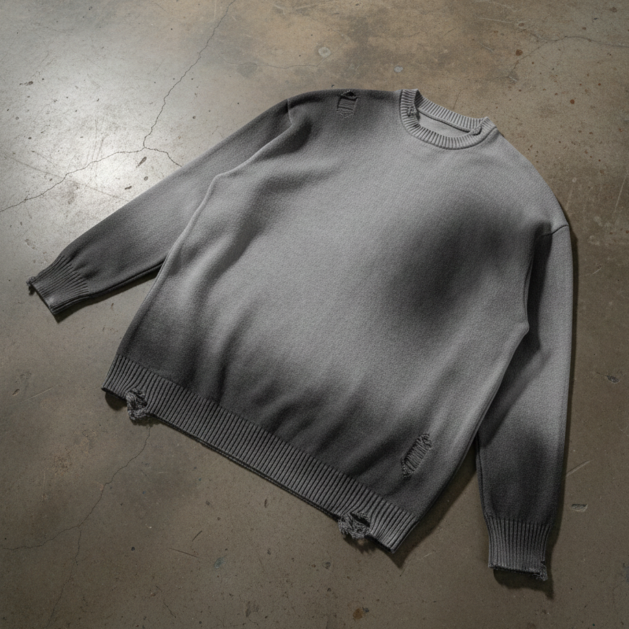 Retro Damage Knit